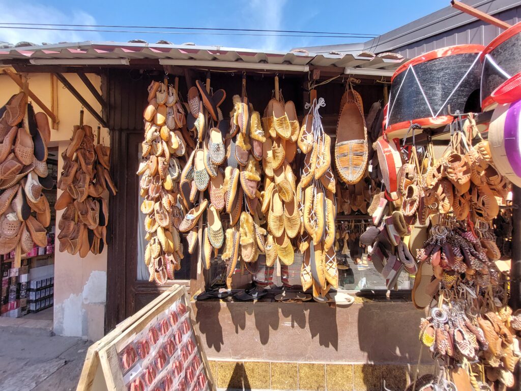 Handmade shoes, Old Bazaar, Skopje