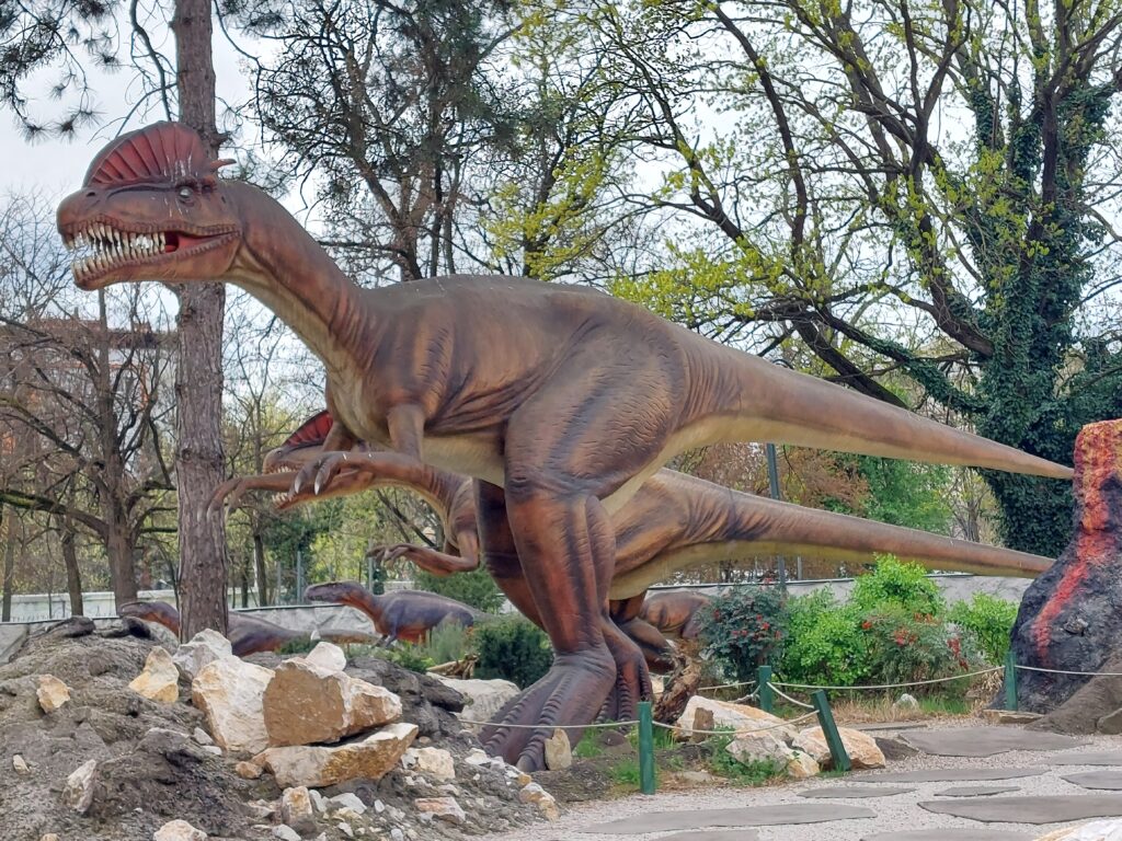 Dinosaur at Dino Park, Skopje