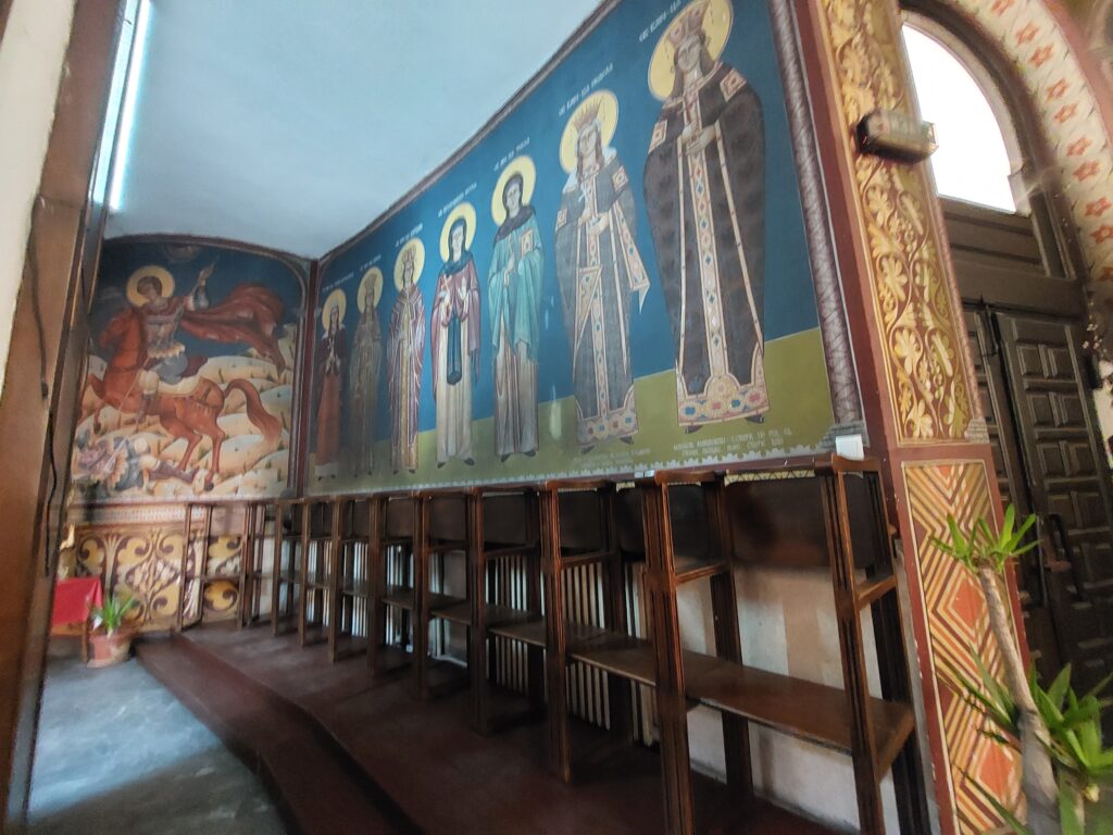 Frescoes in Inside Cathedral of St Clement of Ohrid Orthodox church