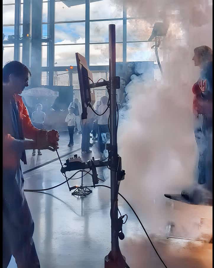 Machine demonstrations at Halle de la Machine Toulouse - Steampunk demo